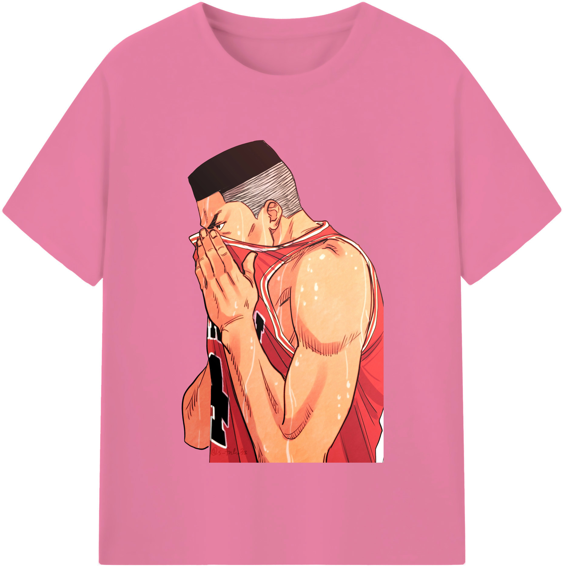 SLAM DUNK／スラムダンク 綿100％半袖Tシャツ（フロントプリント）